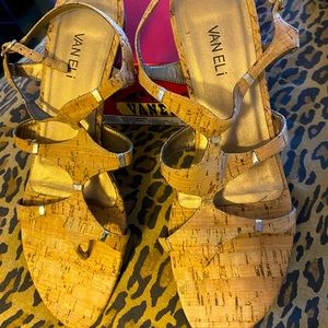 VANELI cork sandals 13N NIB